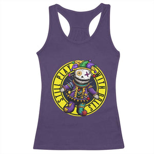 I Still Play With Doll Voodoo Mardi Gras Racerback Tank Top TS09 Purple Print Your Wear