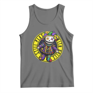 I Still Play With Doll Voodoo Mardi Gras Tank Top TS09 Black Heather Print Your Wear