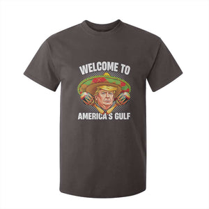 Funny Trump T Shirt For Kid Welcome To America's Gulf Sombrero Mexico TS09 Dark Chocolate Print Your Wear