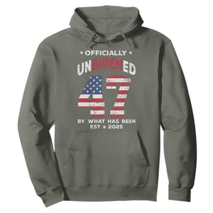 Funny Trump Hoodie Unbidened By What Has Been Pun TS09 Military Green Print Your Wear