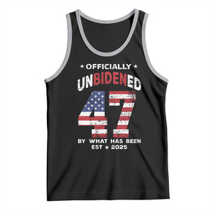 Funny Trump Tank Top Unbidened By What Has Been Pun TS09 Black Athletic Heather Print Your Wear