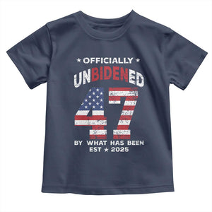 Funny Trump Toddler T Shirt Unbidened By What Has Been Pun TS09 Navy Print Your Wear