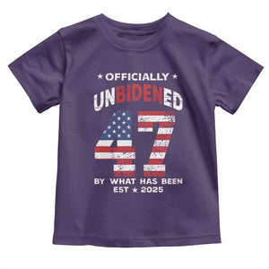 Funny Trump Toddler T Shirt Unbidened By What Has Been Pun TS09 Purple Print Your Wear