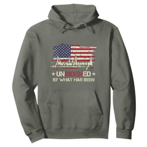 Trump 2025 Hoodie Pun Unbidened By What Has Been American Flag TS09 Military Green Print Your Wear