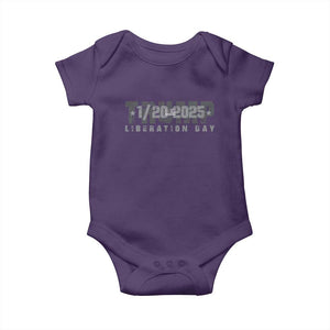 Trump Liberation Day Baby Onesie Inauguration Day January 20th 2025 TS09 Purple Print Your Wear