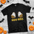 Halloween Couple Matching T Shirt Boo Bees Funny Ghost Bee TS09 Black Print Your Wear