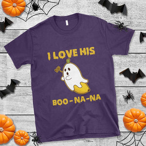 Halloween Couple Matching T Shirt I Love His Boo-na-na TS09 Purple Print Your Wear