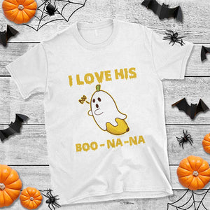 Halloween Couple Matching T Shirt I Love His Boo-na-na TS09 White Print Your Wear