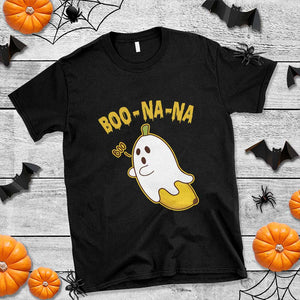 Halloween Couple Matching T Shirt Boo-na-na Cute Ghost Banana TS09 Black Print Your Wear