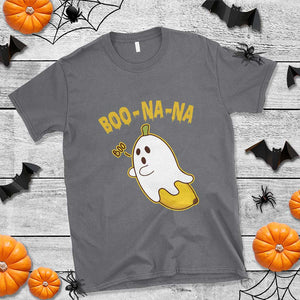 Halloween Couple Matching T Shirt Boo-na-na Cute Ghost Banana TS09 Charcoal Print Your Wear