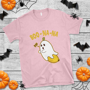 Halloween Couple Matching T Shirt Boo-na-na Cute Ghost Banana TS09 Light Pink Print Your Wear