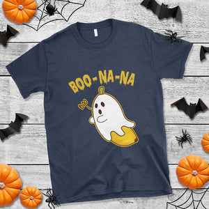 Halloween Couple Matching T Shirt Boo-na-na Cute Ghost Banana TS09 Navy Print Your Wear