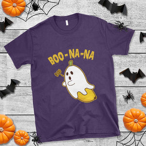 Halloween Couple Matching T Shirt Boo-na-na Cute Ghost Banana TS09 Purple Print Your Wear