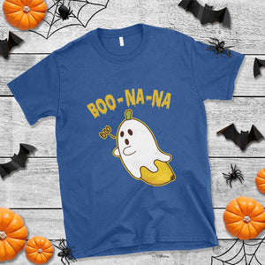 Halloween Couple Matching T Shirt Boo-na-na Cute Ghost Banana TS09 Royal Blue Print Your Wear