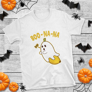 Halloween Couple Matching T Shirt Boo-na-na Cute Ghost Banana TS09 White Print Your Wear