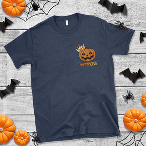 Halloween Couple Matching T Shirt Pumpking Funny Spooky Pumpkin TS09 Navy Print Your Wear