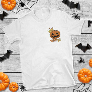 Halloween Couple Matching T Shirt Pumpking Funny Spooky Pumpkin TS09 White Print Your Wear