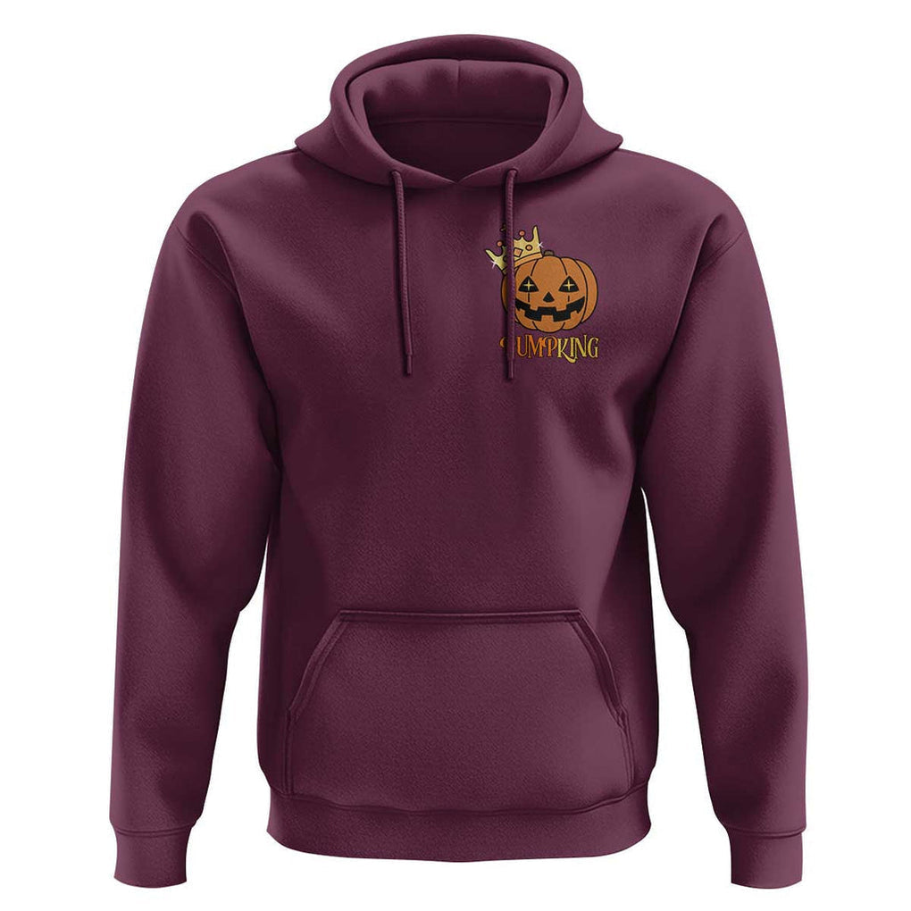 Halloween Couple Matching Hoodie Pumpking Funny Spooky Pumpkin TS09 Maroon Print Your Wear