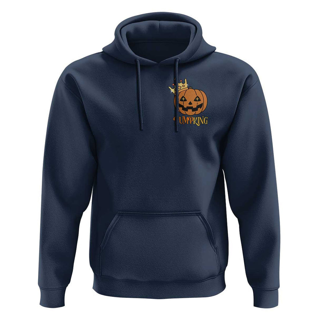 Halloween Couple Matching Hoodie Pumpking Funny Spooky Pumpkin TS09 Navy Print Your Wear