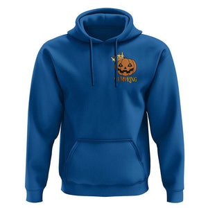 Halloween Couple Matching Hoodie Pumpking Funny Spooky Pumpkin TS09 Royal Blue Print Your Wear