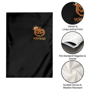Halloween Couple Matching Garden Flag Pumpqueen Funny Spooky Pumpkin TS09 Print Your Wear