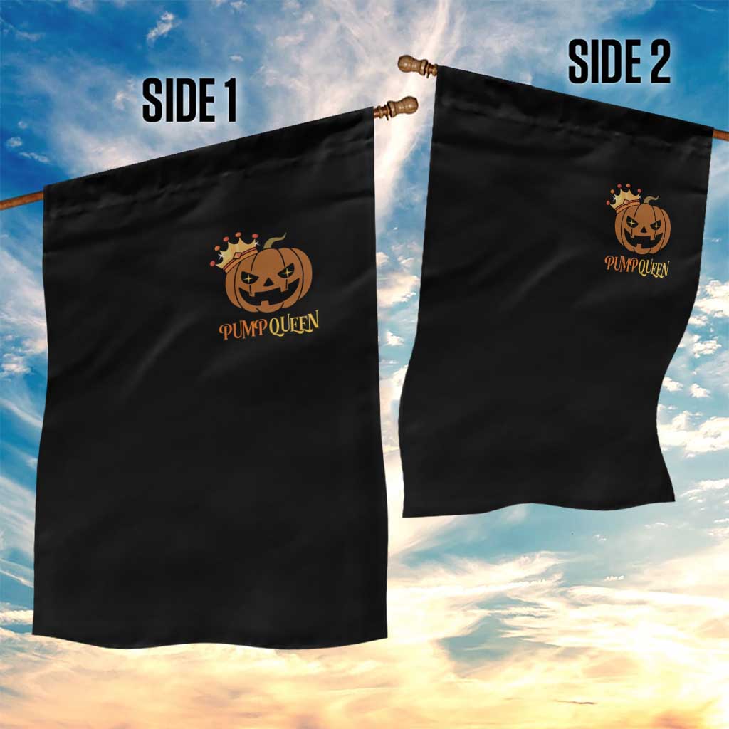 Halloween Couple Matching Garden Flag Pumpqueen Funny Spooky Pumpkin TS09 Print Your Wear