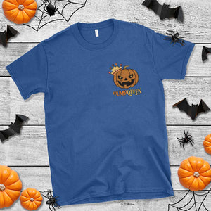 Halloween Couple Matching T Shirt Pumpqueen Funny Spooky Pumpkin TS09 Royal Blue Print Your Wear