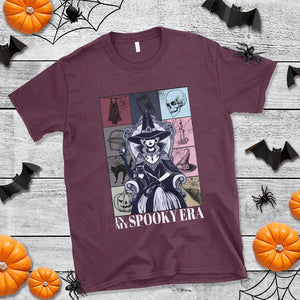 Halloween Witch T Shirt In My Spooky Era TS09 Maroon Print Your Wear