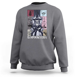 Halloween Witch Sweatshirt In My Spooky Era TS09 Charcoal Print Your Wear