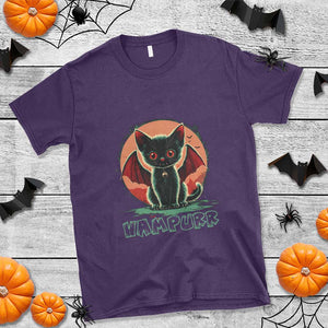 Halloween Vampurr Vampire Cat T Shirt TS09 Purple Print Your Wear