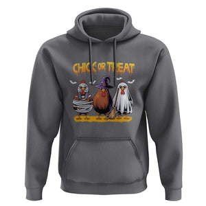 Funny Halloween Hoodie Chick Or Treat Spooky Chicken TS09 Charcoal Print Your Wear