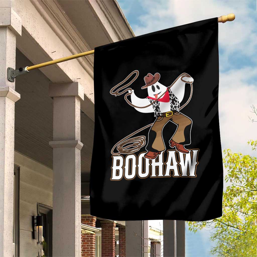 Halloween Cowboy Garden Flag BooHaw Western Ghost TS09 Print Your Wear
