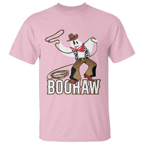 Halloween Cowboy T Shirt BooHaw Western Ghost TS09 Light Pink Print Your Wear