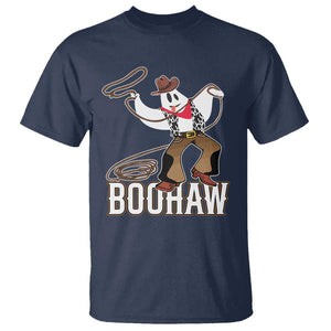 Halloween Cowboy T Shirt BooHaw Western Ghost TS09 Navy Print Your Wear