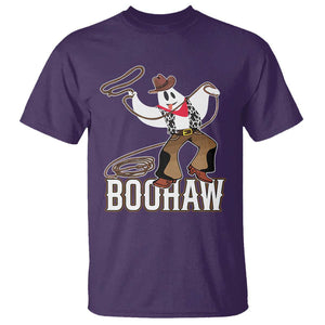 Halloween Cowboy T Shirt BooHaw Western Ghost TS09 Purple Print Your Wear