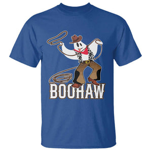 Halloween Cowboy T Shirt BooHaw Western Ghost TS09 Royal Blue Print Your Wear