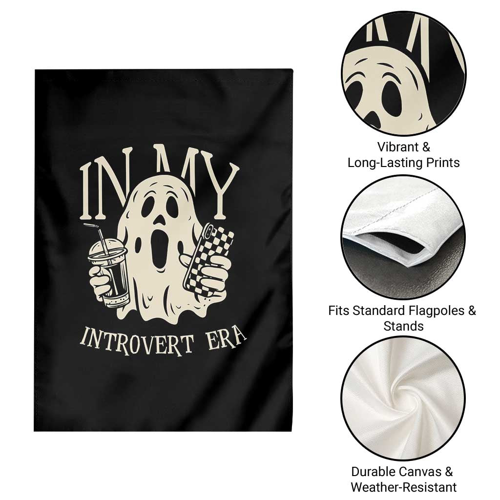 Funny Halloween Garden Flag In My Introvert Era Ghost TS09 Print Your Wear