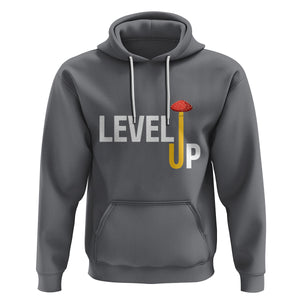 Level Up Mushroom Grow Your Own Way Hoodie TS09 Charcoal Printyourwear