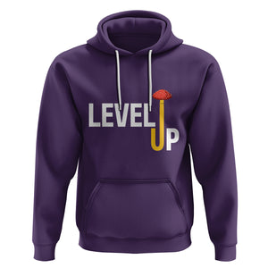 Level Up Mushroom Grow Your Own Way Hoodie TS09 Purple Printyourwear