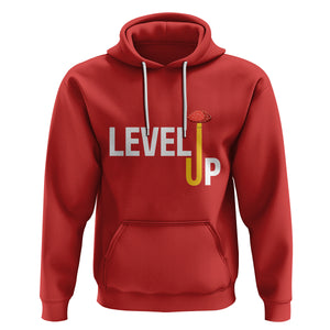 Level Up Mushroom Grow Your Own Way Hoodie TS09 Red Printyourwear