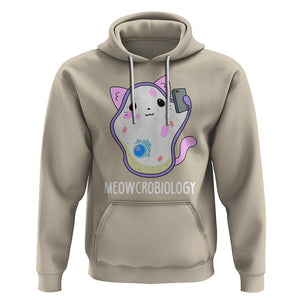 Meowcrobiology Microscopic Cats Science Pet School Biology Hoodie TS09 Sand Printyourwear