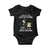 Funny Sarcastic Cat Baby Onesie Duct Tape Can't Fix Stupid But Can Muffle The Sound TS09 Black Print Your Wear