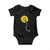 Be Kind Baby Onesie In A World Where You Can Be Anything Sunflower TS09 Black Print Your Wear