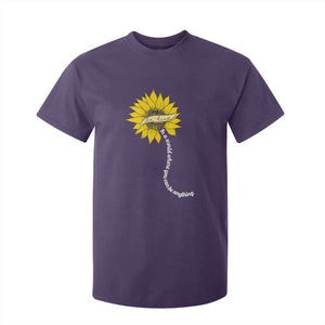 Be Kind T Shirt For Kid In A World Where You Can Be Anything Sunflower TS09 Purple Print Your Wear