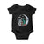 Funny Alien Ink Astronaut Outer Space Baby Onesie TS09 Black Print Your Wear