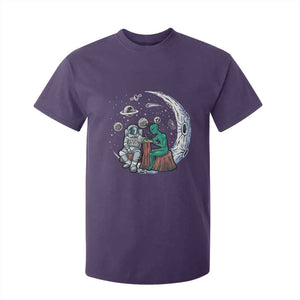 Funny Alien Ink Astronaut Outer Space T Shirt For Kid TS09 Purple Print Your Wear