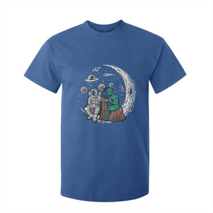 Funny Alien Ink Astronaut Outer Space T Shirt For Kid TS09 Royal Blue Print Your Wear