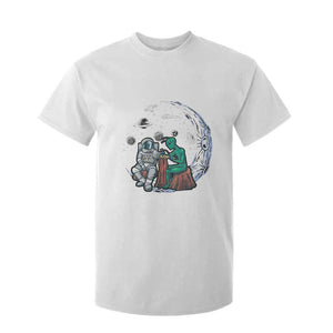 Funny Alien Ink Astronaut Outer Space T Shirt For Kid TS09 White Print Your Wear