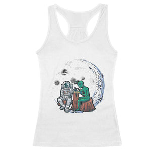 Funny Alien Ink Astronaut Outer Space Racerback Tank Top TS09 White Print Your Wear