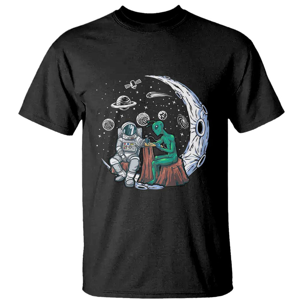 Funny Alien Ink Astronaut Outer Space T Shirt TS09 Black Print Your Wear